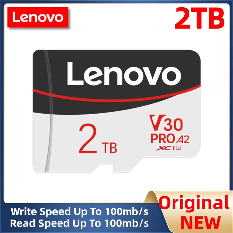 Lenovo 1TB Ultra Memory Card 512GB SD/TF Flash Memory Card 128GB 256GB 2TB TF Card SD Card For Phone Drone Camera Ps4 Ps5 PC