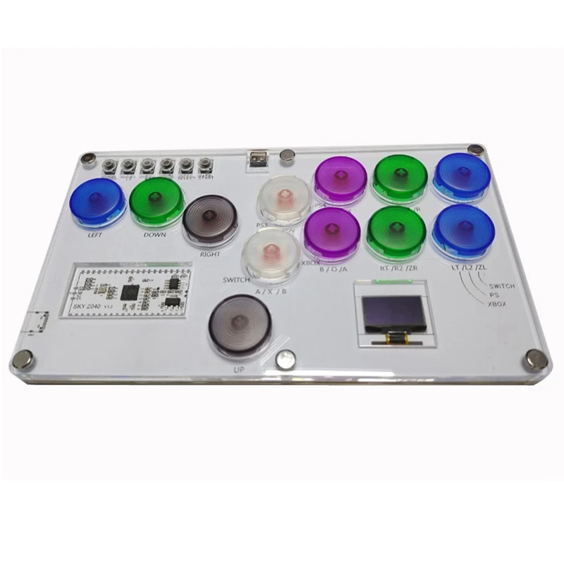 

Arcade Joystick Hitbox Street Fighter Controller Fight Stick Game Controller Mechanical Button For PC/PS4/PS3/Switch, C Durable