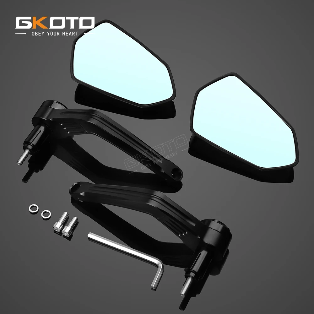 Espejo retrovisor Universal para motocicleta, accesorio para Honda CB750 Hornet CB650R CB300R CB650F, 7/8 \