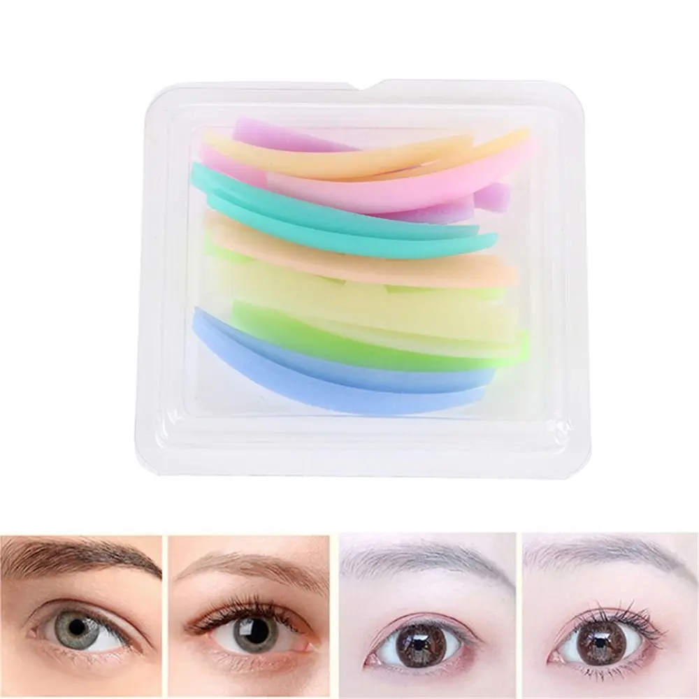 Applicateur d'extension de cils en silicone, coussretours permanent, levage de cils 3D, recourbe-cils, outil de recourbe-cils, bouclier de tiges de cils de bungalow