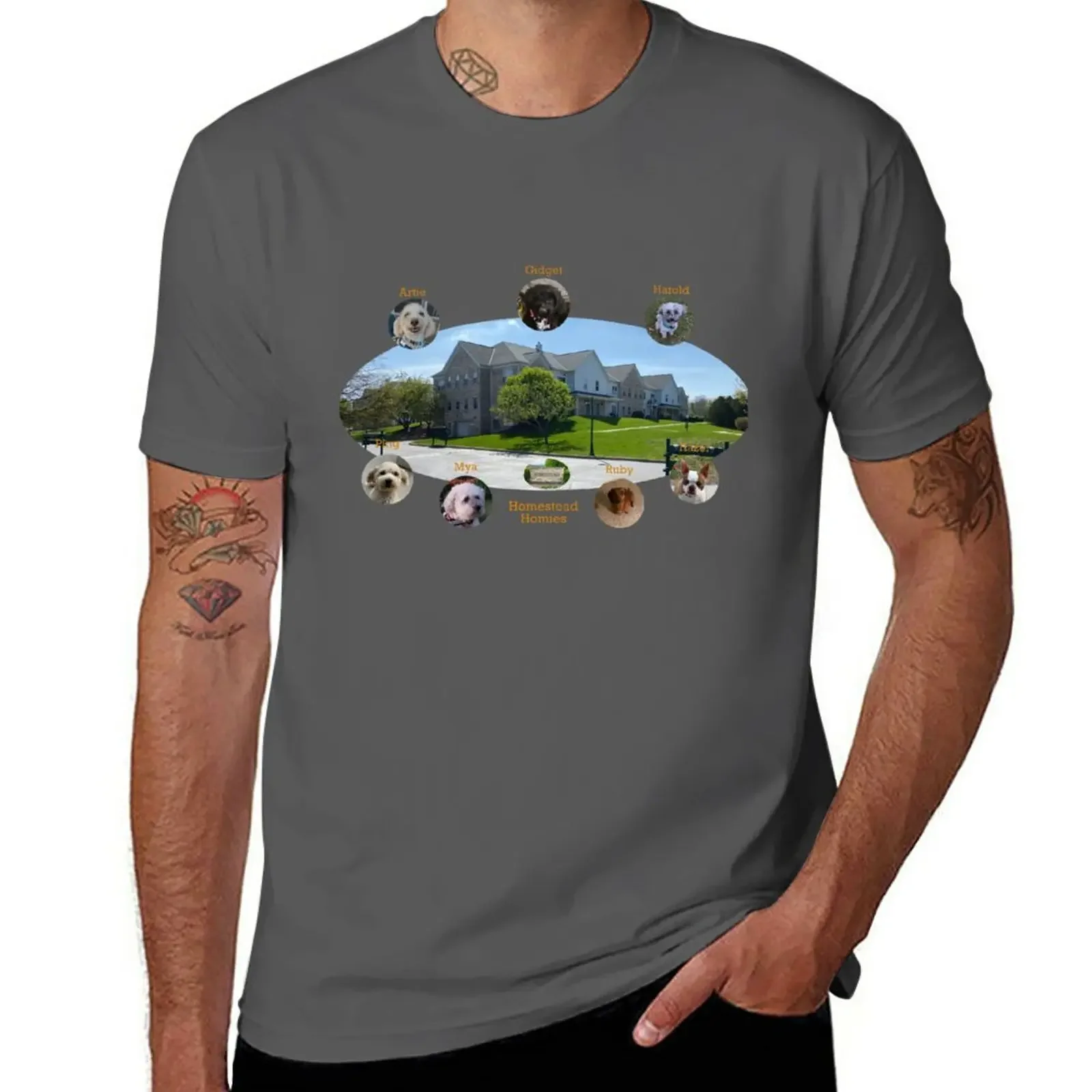 New Homestead Homies T-Shirt T-shirt short graphics t shirt sublime t shirt man clothes Men's t shirts