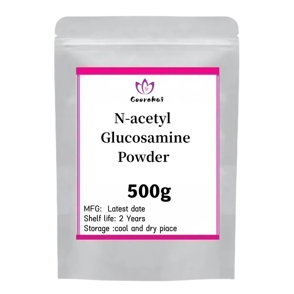 Poudre de N-acétyl glucosamine, produit cosmétique pour blanchir la peau, hydratant