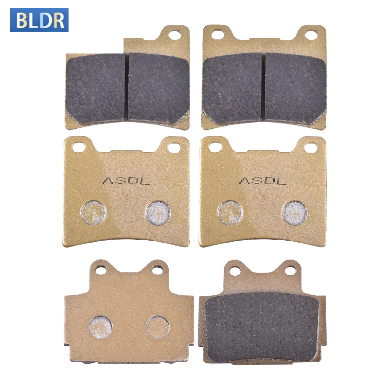 

500CC Front Rear Brake Pads For Yamaha FZR400 Genesis 1WG 1986 FZR 400 U 1988-1989 RD500 RD500L RD 500 LC 1984-1986 RZ500 RZ 500