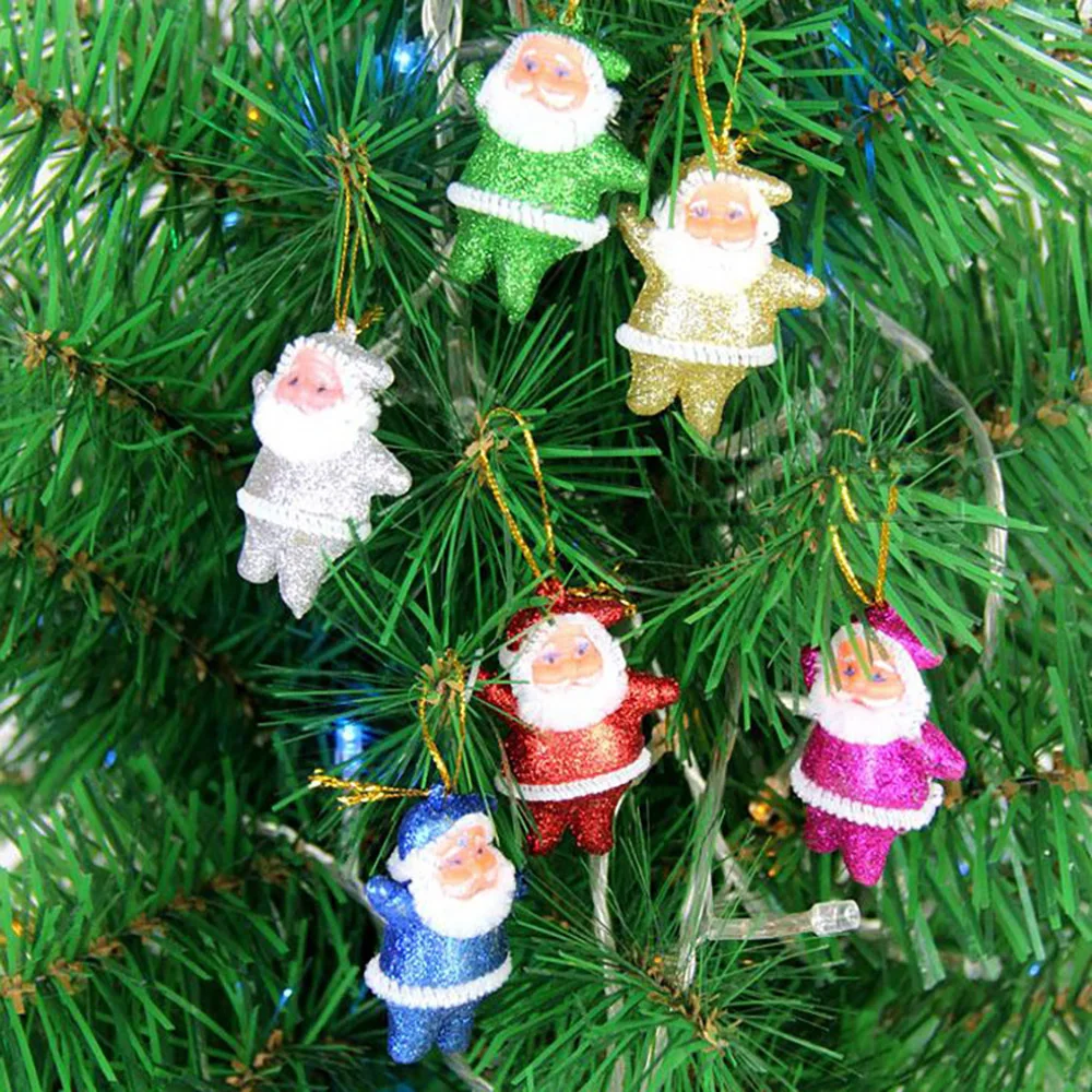 Christmas Decorations, Mini Santa Class Pendants, Christmas Tree Decorations