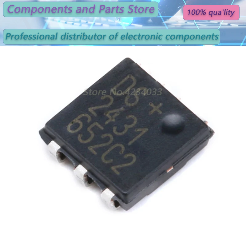 10PCS  DS2431P+T  DS2431P  DS243  TSOC-6  new100%   DS2 431P+T