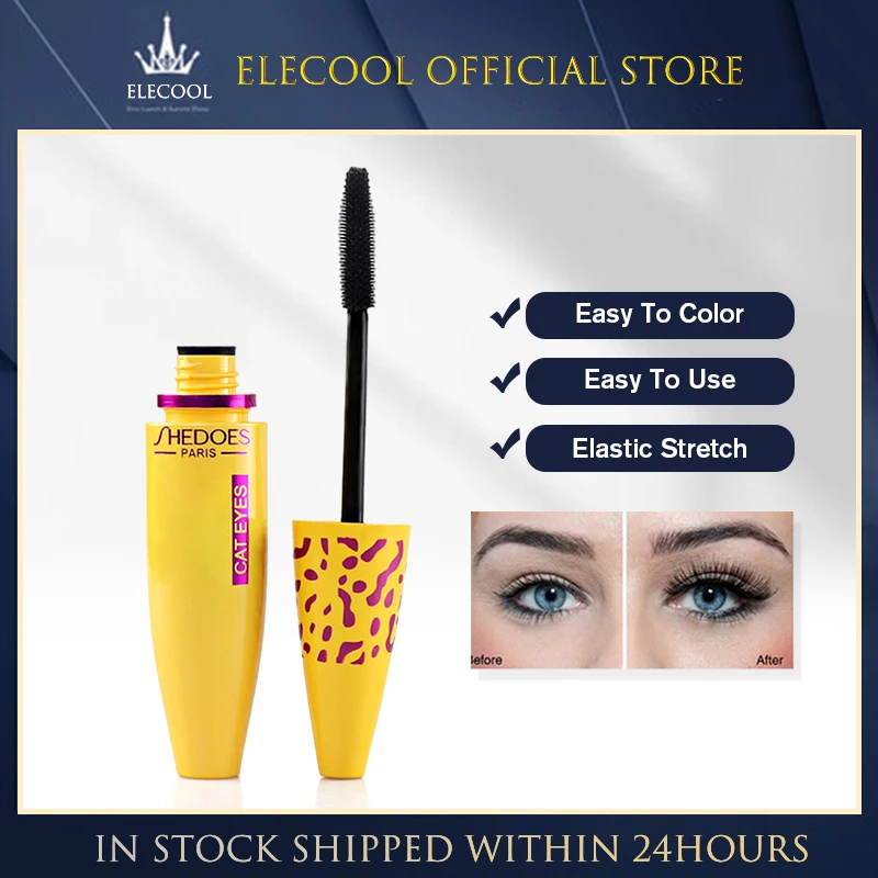 Estensione delle ciglia Trucco Mascara Arricciatura spessa impermeabile Colore nero Concentrato Cosmetici mascara a lunga durata TSLM1