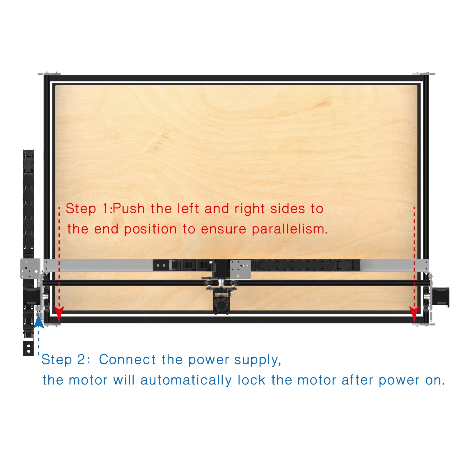NEJE-3 Max 80W 강력한 E40/A40640 CNC 레이저 조각기, 금속 조각, 목재 절단기, DIY 도구, 프린터, 레코더, 라이트번