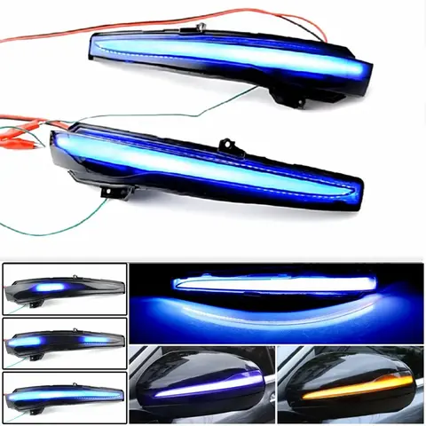 Luz secuencial dinámica para Mercedes Benz C E S GLC W205 X253 W213 W222 V clase W447