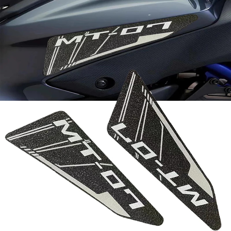 

Motorcycle Accessories Tank Traction Side Pad Gas Fuel Knee Grip Decal For YAMAHA MT-07 MT07 2014-2017