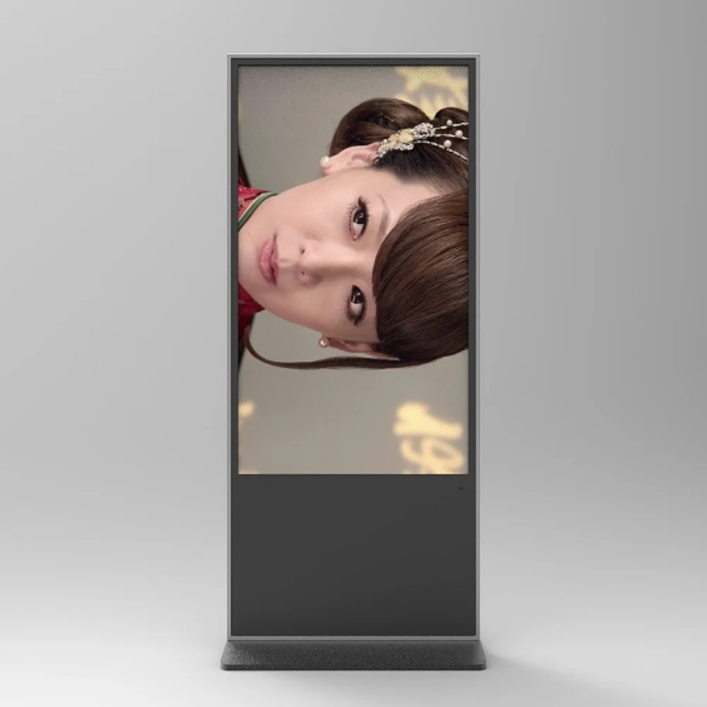 High Quality Vertical 55 Inch  Floor Standing Advertising Machine Commercial Advertising Video Display Player for Sale