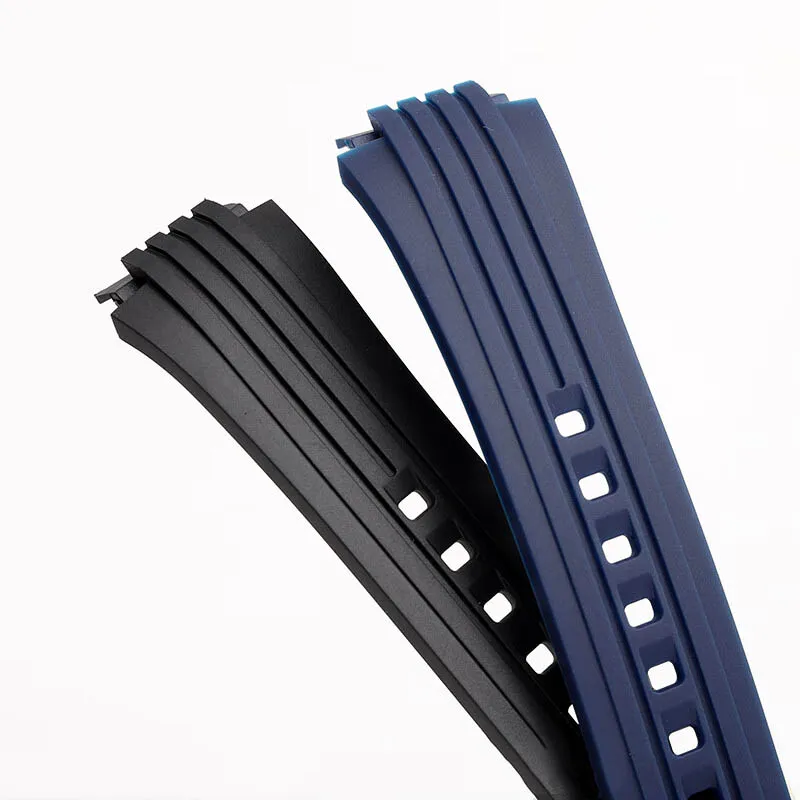 حزام سيليكون مقاوم للماء لساعة كاسيو ، حزام ساعة مطاطي ، سوار رجالي ، ساعة ناعمة ، من من من الخارج ، من من الخارج ، من من الخارج