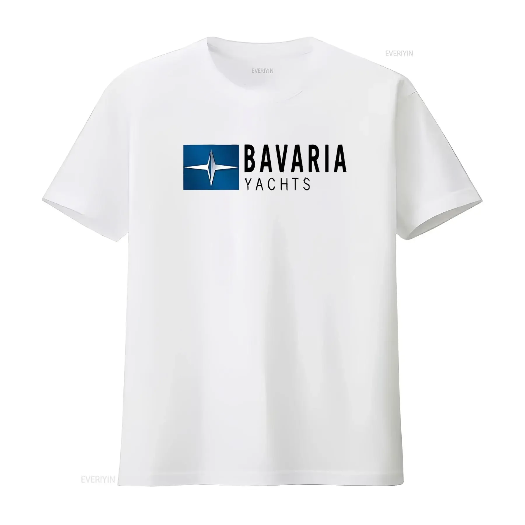 Bavaria Yachts Logo Men's Grey T Shirt Sizes S 5XL Perfect for Sailboat Enthusiasts vintage Washed Versatile Stylish fashion