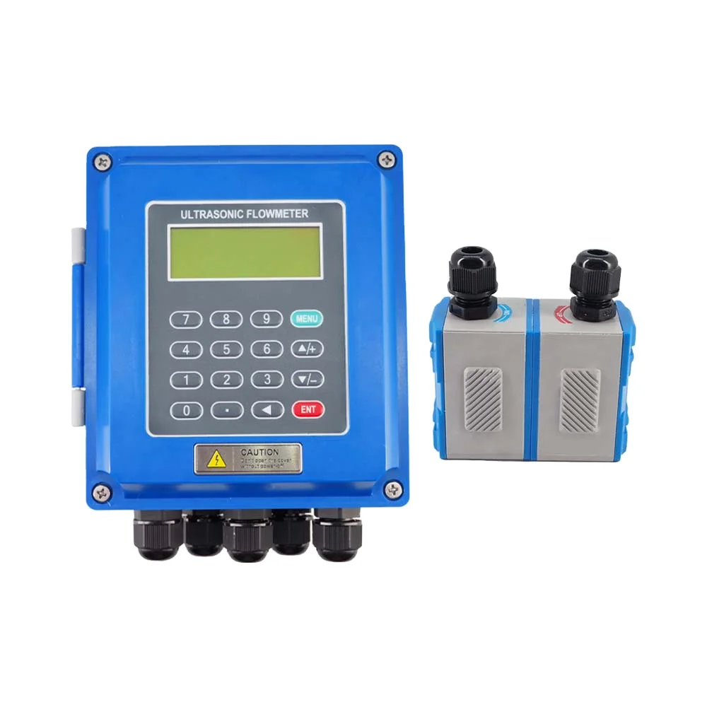 Aice Tech Ultrasonic Clamp-on Flow Meter Water Flowmeter Flow Rate Sensor Cheap Ultrasonic Flow Meter