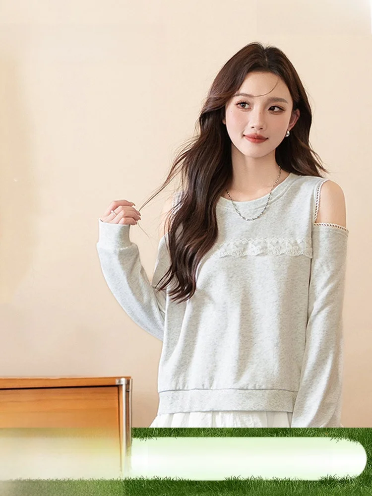 sweat-shirt-a-manches-longues-et-epaules-denudees-pour-femme-style-decontracte-design-tendance-style-universitaire-collection-printemps-haut-de-loisirs