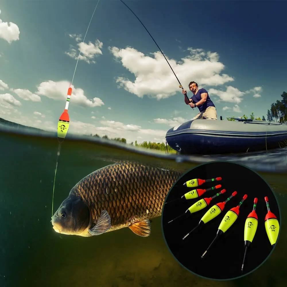 5g 8g 10g 15g 20g 30g 40g Plastic Bobber Light Stick Ball Boia Fishing Night Float Eva Foam