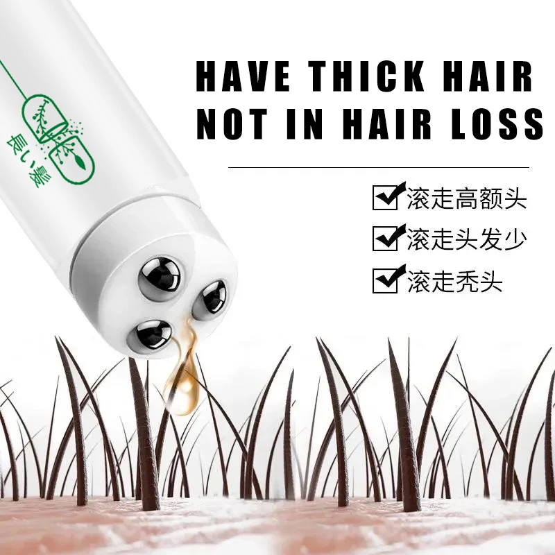 Natural Ginger Hair Growth Oil Thickener Anti Hairs Loss Care Scalp Massage Roller Treatments Repair Scalp Hair Follicle Product