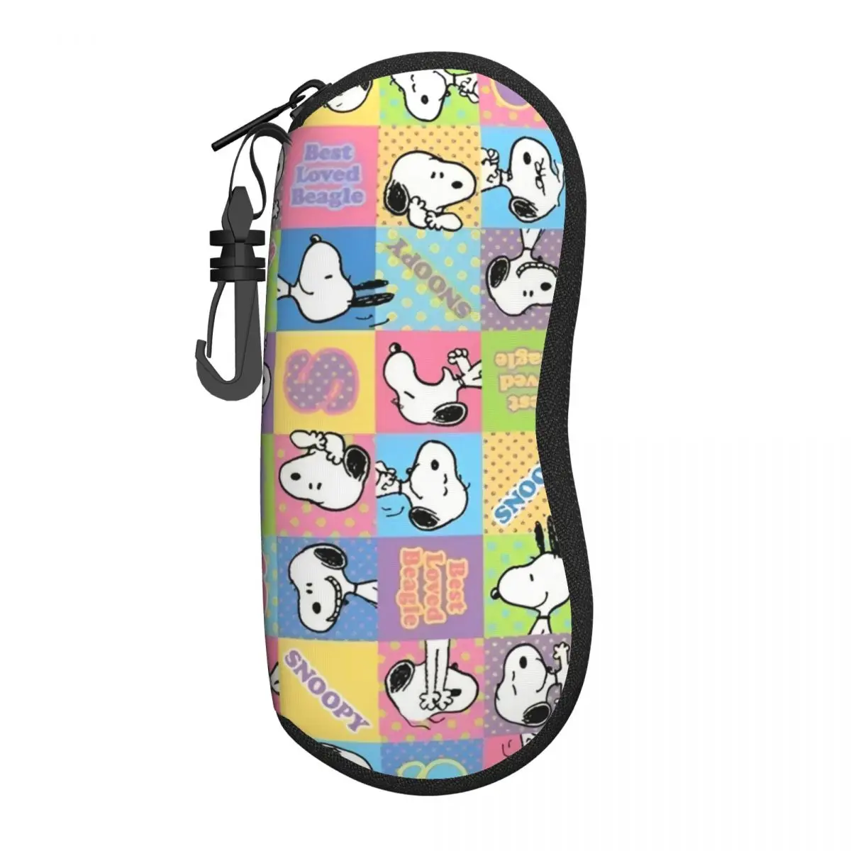 Snoopy Dog Glasses Case Cover Pocket Sunglasses Pouch For Men Women Soft Eyewear Accessory Portable Eyeglass Cases Cover