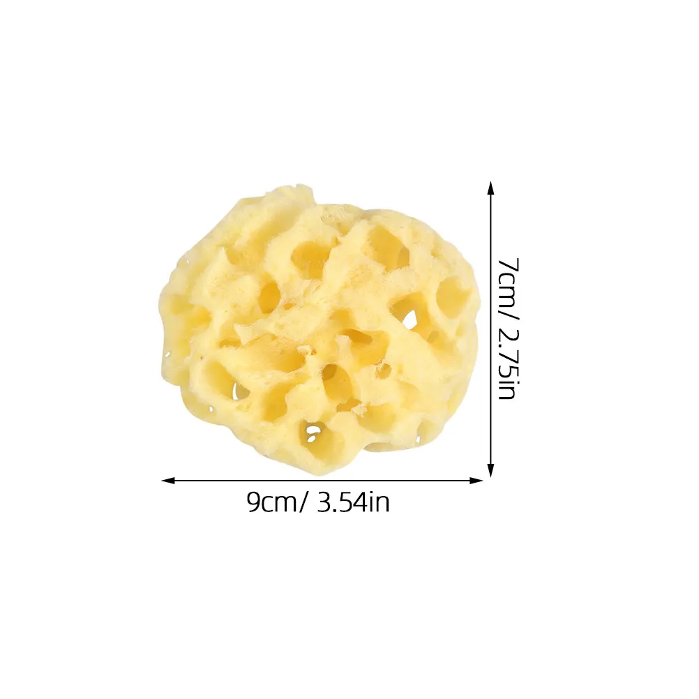 2Pcs Honeycomb Natural Bath Sponge Baby Bath Shower Sponge Biodegradable Exfoliating Massage Cleansing for Adults Children