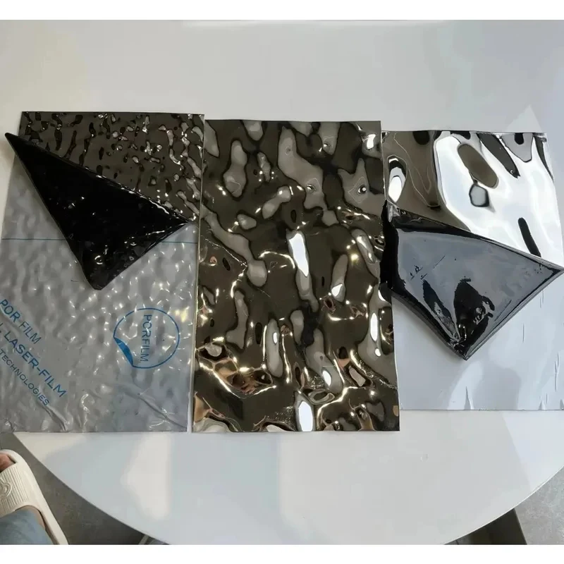 ASTM 04 Cold Rolled Stainls Steel Corrugated Wall Panels And Ceilings Interior Decoration