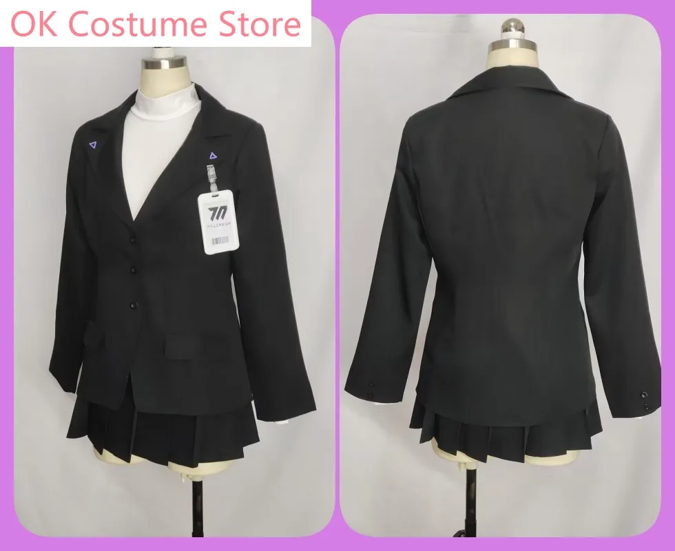 Anime! Blue Archive Tsukatsuki Rion Formula Clothes Game Suit Lovely Uniform Cosplay Costume Halloween Party Outfit