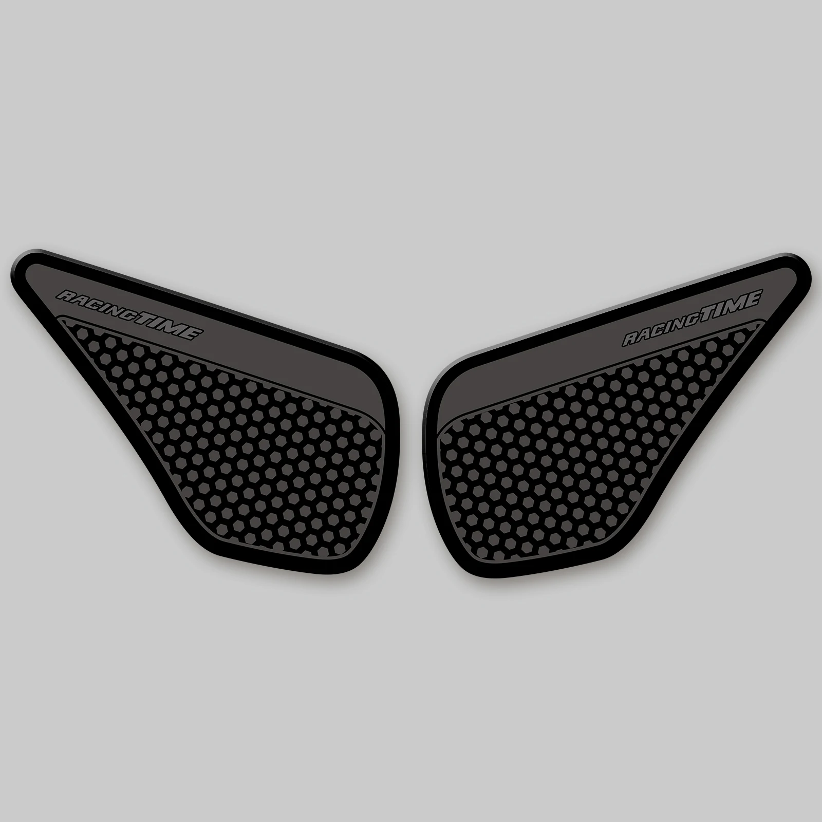 Universal Anti-Slip Motorcycle Fuel Tank Pad Rubber Fish Bone Sticker Easy to Install Wear-Resistant Tank Pad