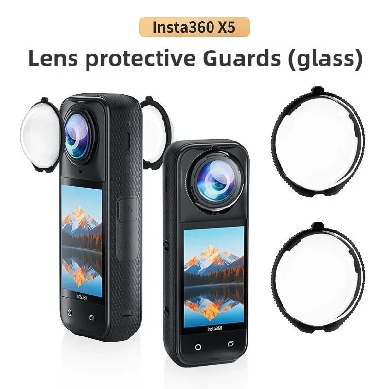 

Premium Lens Guards for Insta360 X5, Optical Glass Camera Lens Protector - Insta 360 X5 Scratch-resistant Accessories