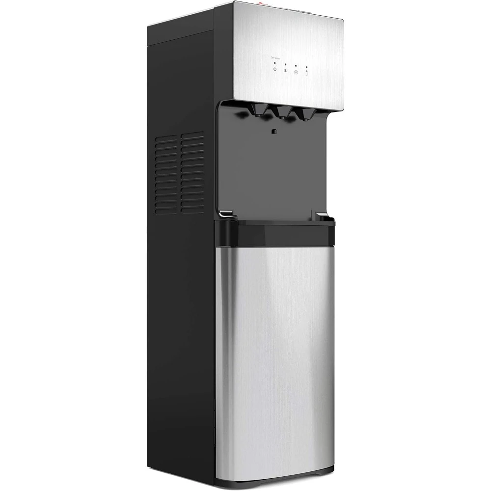 

Water Dispenser, Hot Cold & Room Self Clean Bottleless Water Cooler, 3 Temperature Settings, Water Dispenser