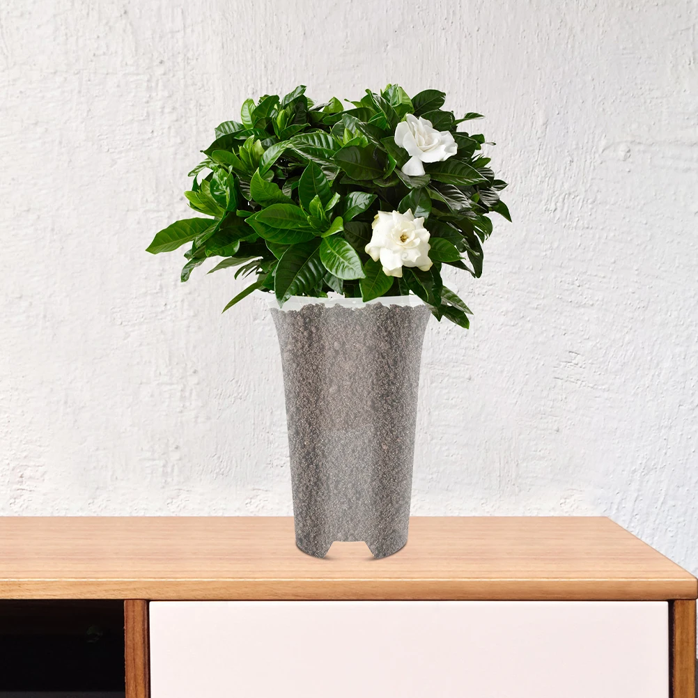 

8 Pcs chid Pots 6 Inch Transparent Planters Holes Durable PP for Garden Supplies Flowerpot Container