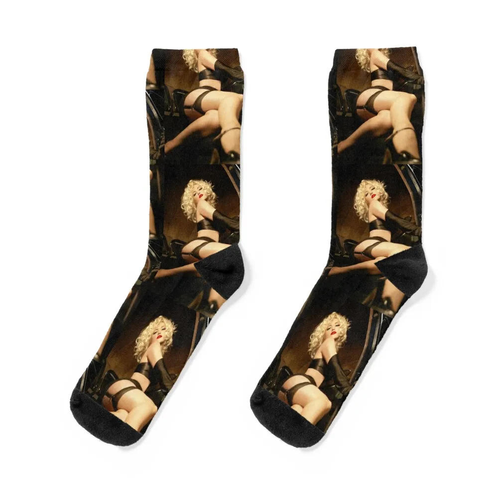 

Pinup Girl Bondi Holly - Miss Missy Photography Socks Climbing sports stockings anti-slip Socks Men Women's