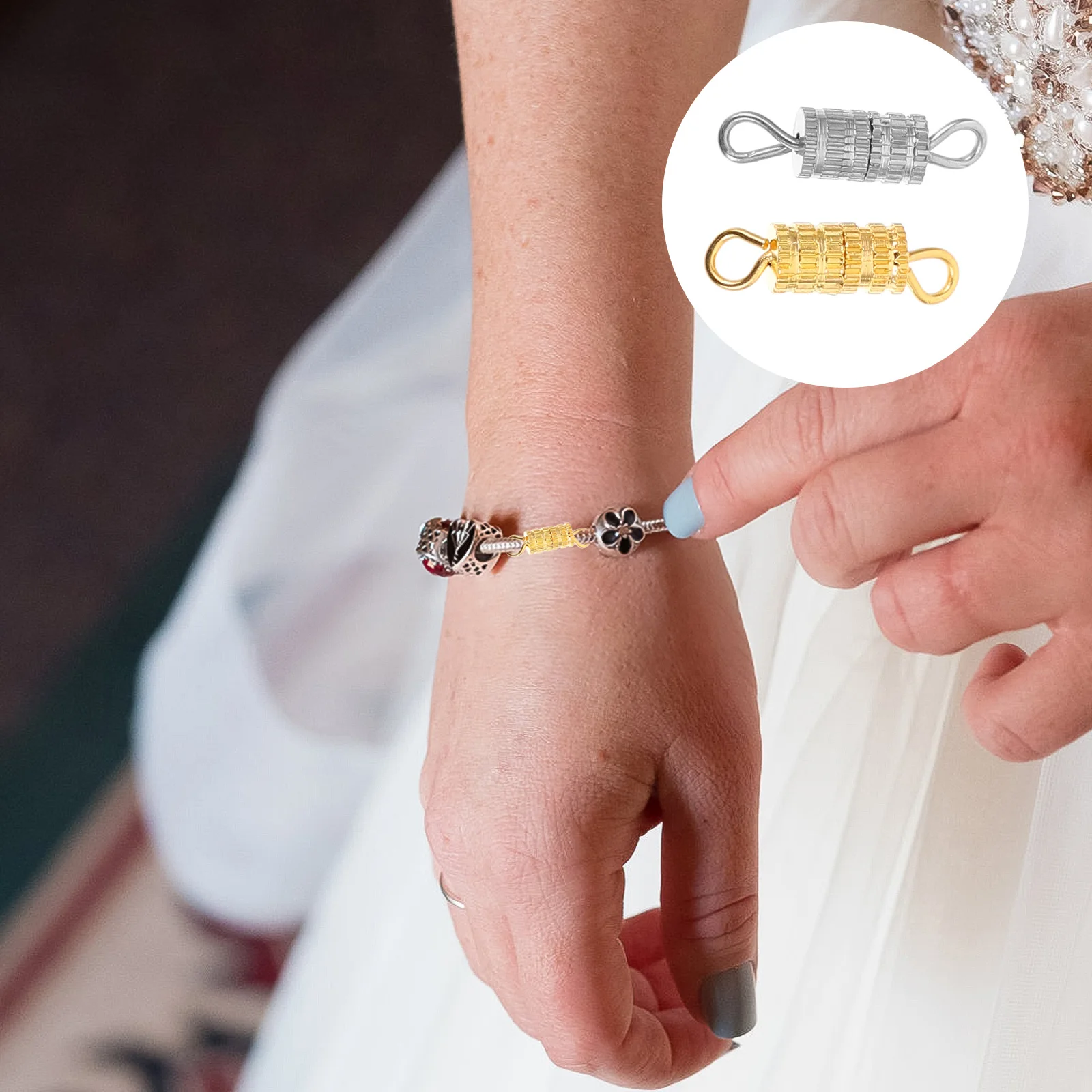 

120 Pcs Necklace Bracelet Clasp Clasps for Necklaces Closures Alloy Jewellery Jewelry