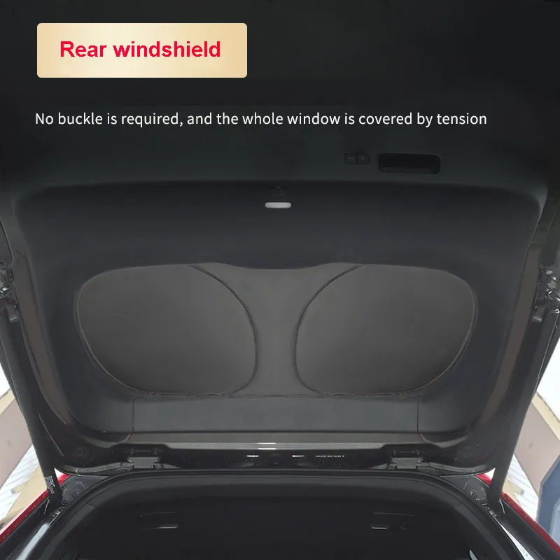 For Lixiang L7 L8 L9 2023 Full Black Car Sunshade Side Window Privacy Curtains Front Rear Sunscreen Heat Insulation Sunshield