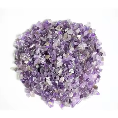 100g Small Size Bulk Natural Tumbled Semi-precious Stone Amethyst Crushed Stone Reiki Healing Mineral Crystals Chip