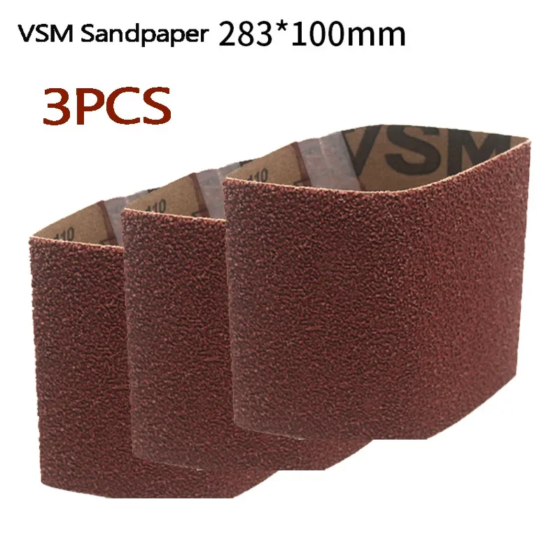 

3PCS 283*100mm Sanding Paper Germany VSM-KK712J Sanding Belt Aluminum Oxide Sanding Sleeves for Angle Grinder Metal Polishing