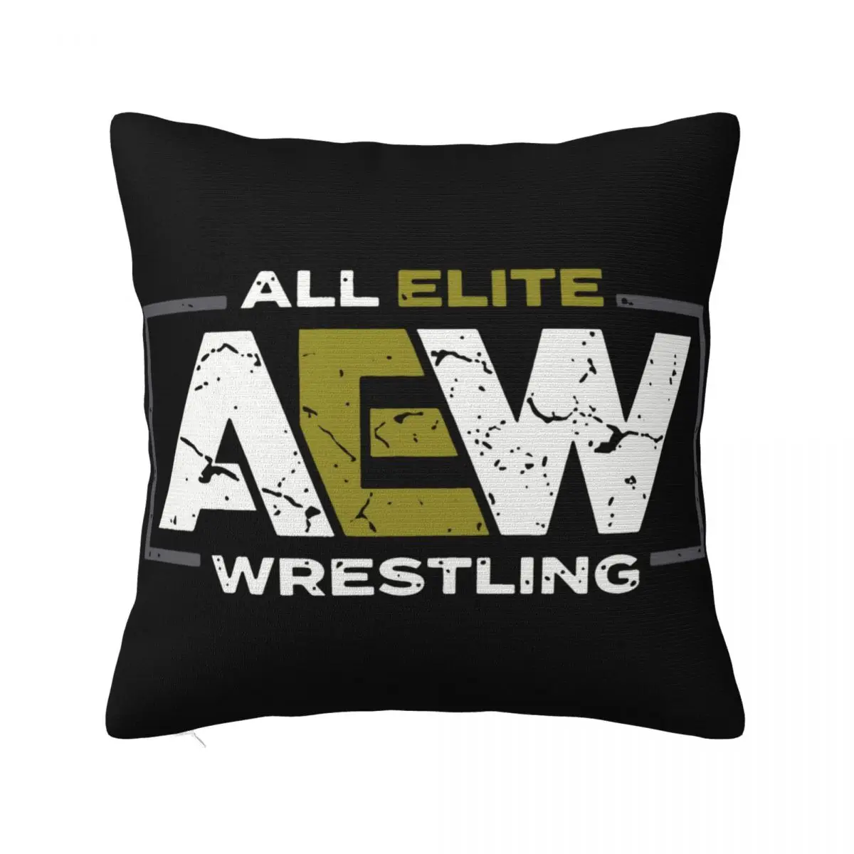 Brand All Elite Aew Wrestling Aew Logo Men T Sbz6241 Fashion Goth Text Solid Color Stylish Pillow Case