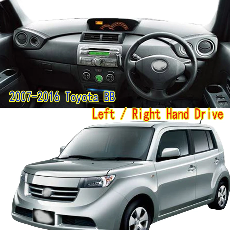 For 2007-2016 Toyota BB QNC20 Dashboard Car Accsesories Instrument Panel Anti-reflective Anti-slip Mat Interior Moulding Cover
