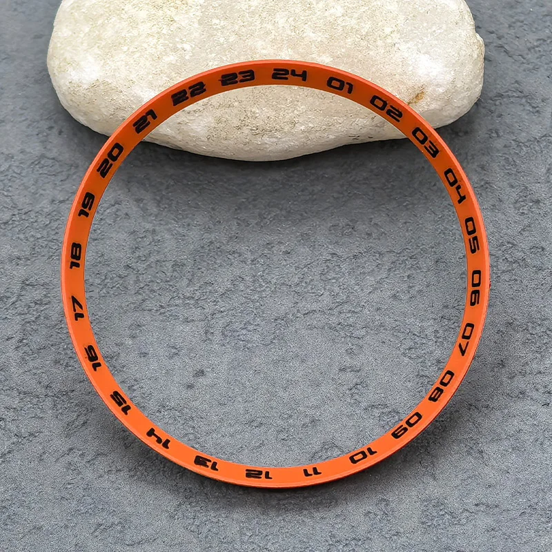 Maßgeschneiderter 30,5 mm x 27,5 mm Kunststoff-Innenring SKX007 Kapitelring passend für SKX007 SKX009 SRPD-Gehäuse NH35 NH36 Uhrenreparaturteile – Detail 10