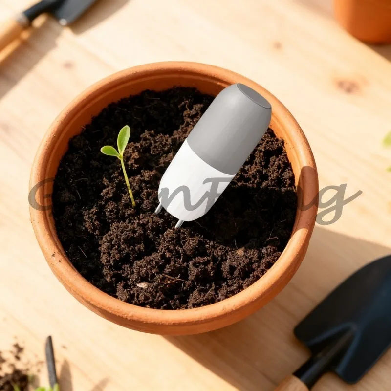 Tuya WiFi Smart Soil Temperature Humidity Detector, Sturdy Soil Meter APP Remote for Home Garden Farms