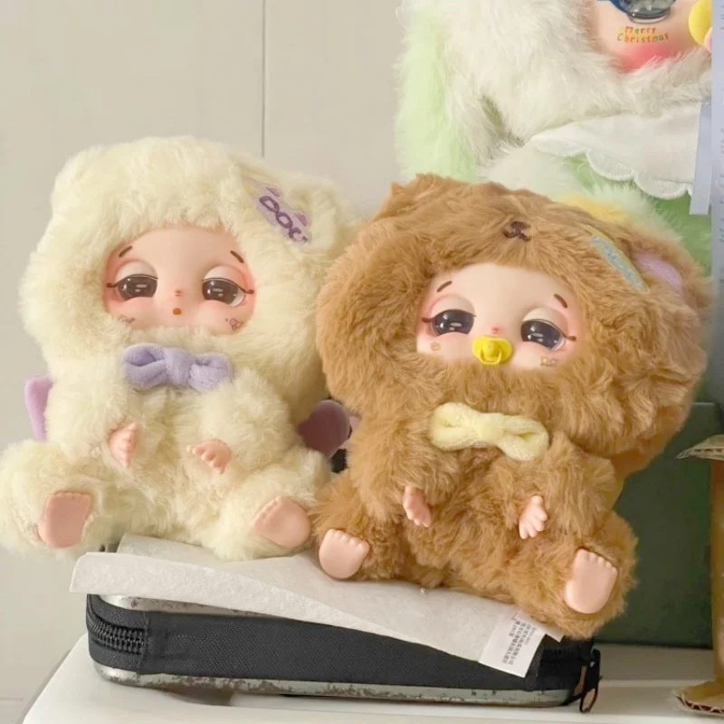 

Новая оригинальная плюшевая игрушка Baby Three Lucky, слепая коробка - милая сонная кукла, модный подарок для детей и коллекционеров, случайная игрушка-сюрприз в подарок