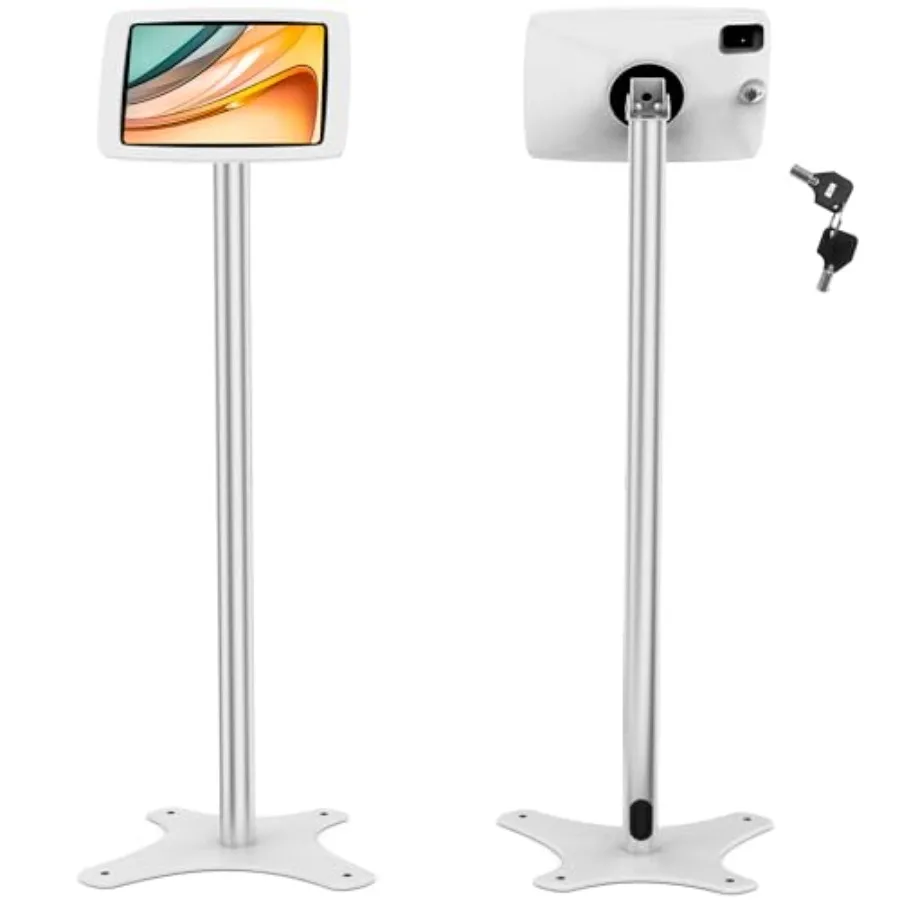 

Tablet Floor Stand Anti-Theft Adjustable for 10.9 iPad 10th Pro 11 1 2 3 4 Air 4 5 Air 11 iPad 11 A16 - BSF302A