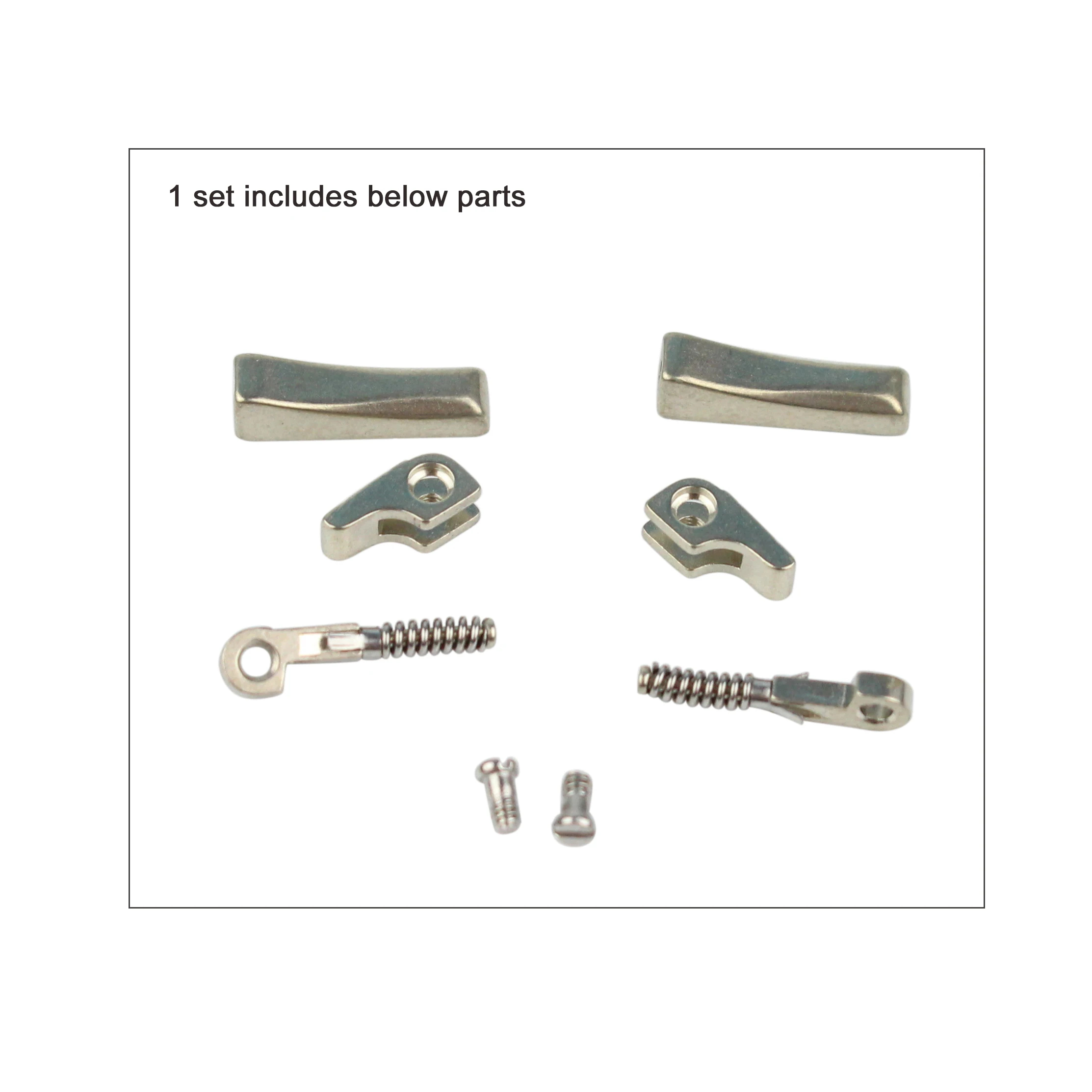 1set Eyeglasses Flex Spring Hinge With Case Glasses Replacement Part