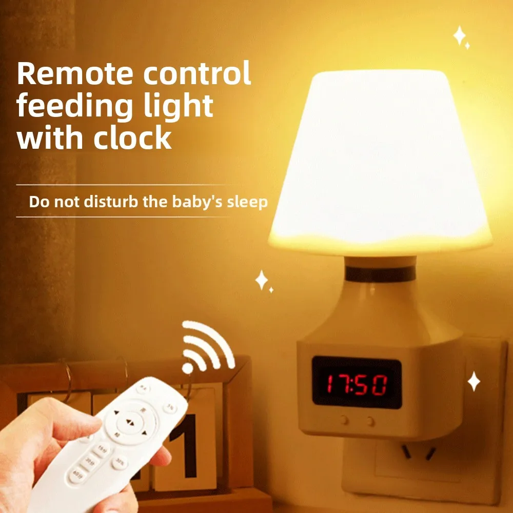 

Remote Control Rechargeable Table Lamp with Timer - Creative Ambient Bedside Lamp for Bedroom Eye-Caring Sleep Light