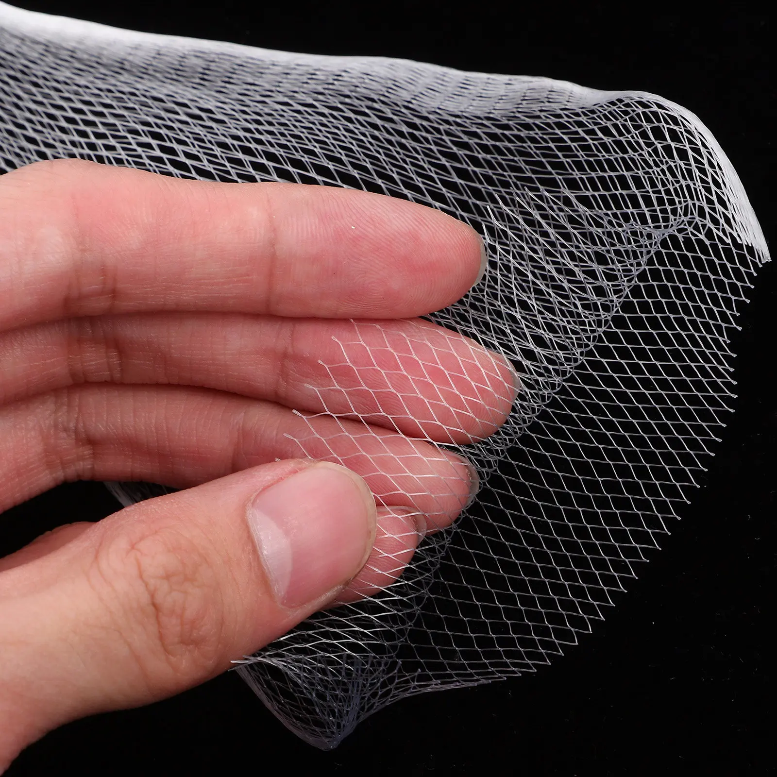 100Pcs Disposable Kitchen Sink Filter Net Fine Mesh Polyester Strainer for Food Scraps Clog Prevention Adjustable Elastic Fit