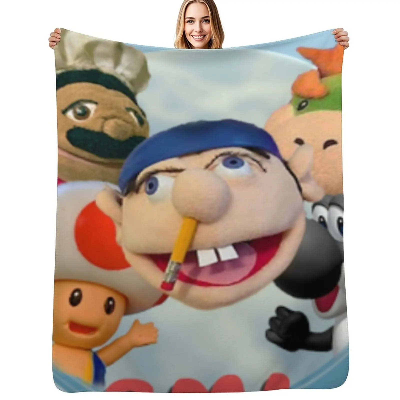 

SML Gang Throw Blanket Year Round Soft Comfortable Blanket for Home