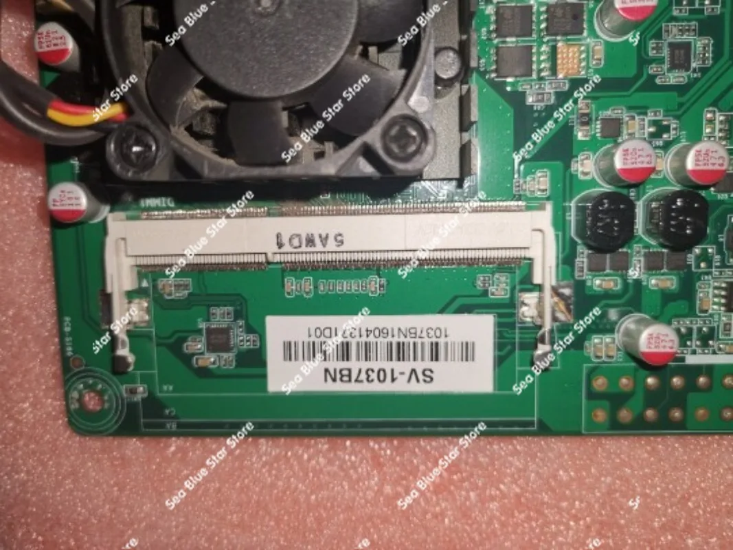All-in-one machine SV-1037BN 1037C cash register main board Celeron 1037U with 12V interface, second-hand disassembly main board
