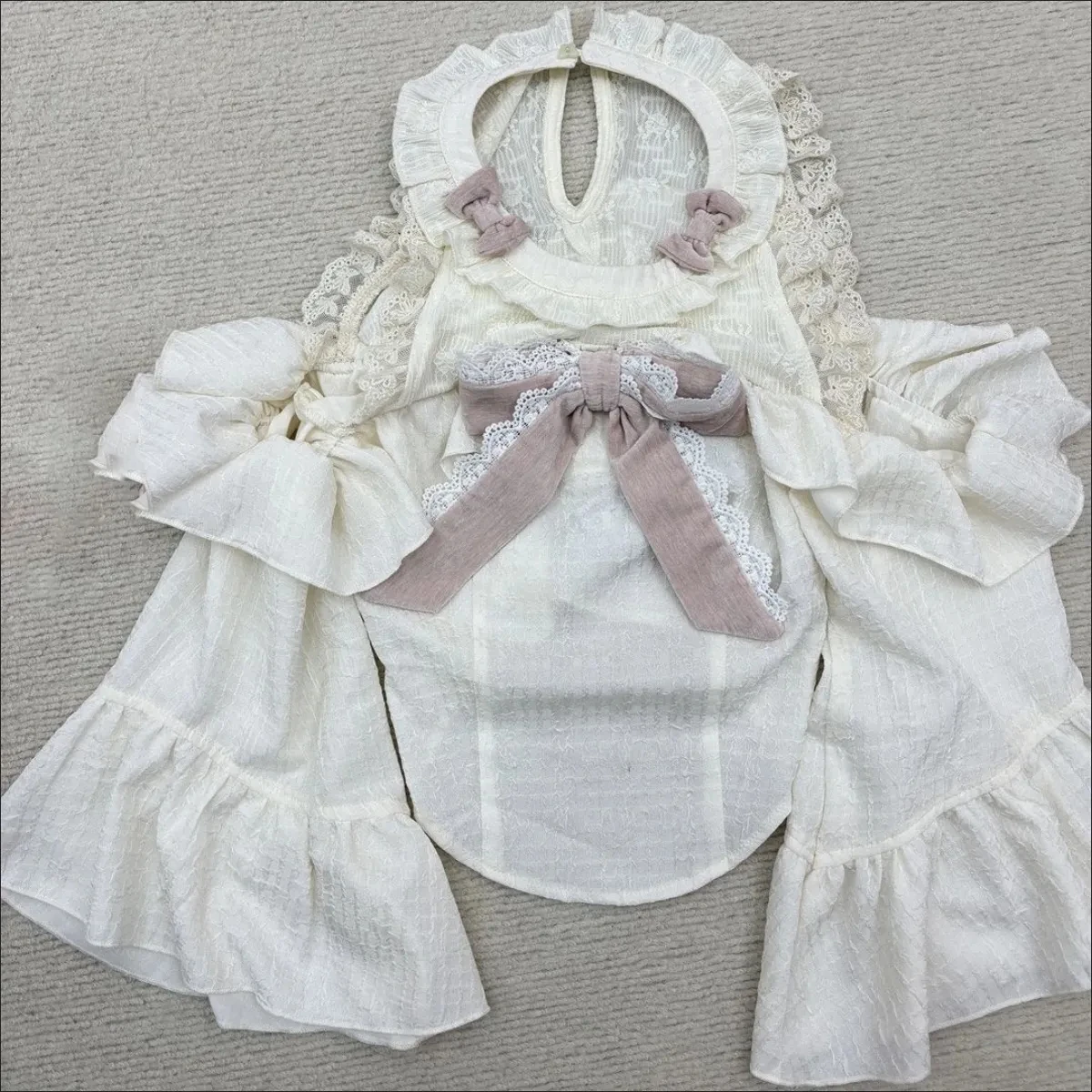 Japanese Sweet Lolita Style Skirt Set Women Cute Ruffles Bow Blouse Slim Tops Pink Party Midi Skirt Suit Chic Korean Y2k Outfits