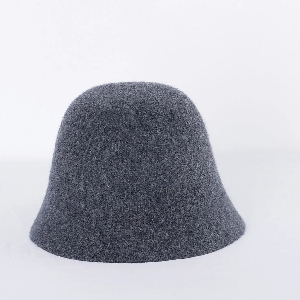 2022 New Winter wool Bucket Hats for Womens Panamas Foldable fashion solid colour hat Outdoor Trave for giftl free shipping