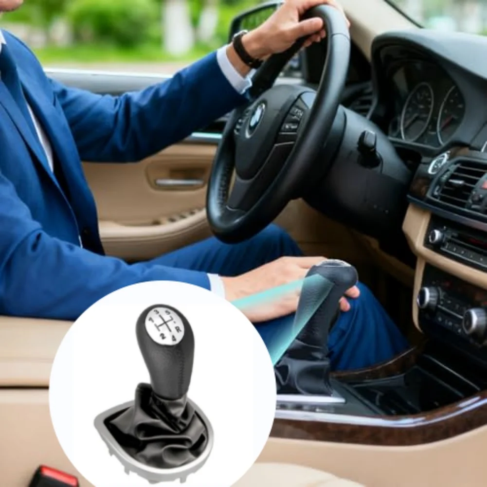 Gearshift Knob Cover for Renault For Clio 3 2005 2013 with Premium Leather Touch Fits Multiple Models Including