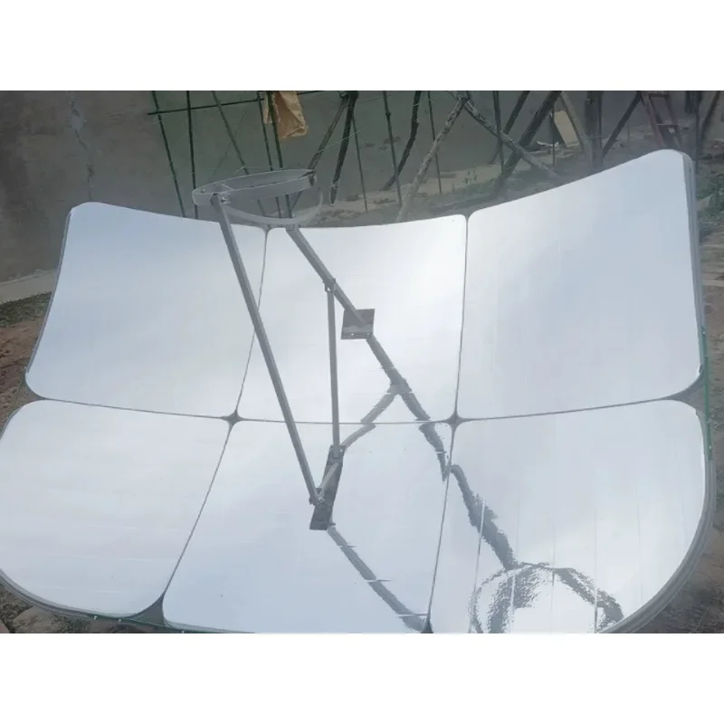 Off-Axis Parabolic Solar Cooker, Portable Concentrated Hot Spot Stove, High Efficiency Outdoor Fast Boiling