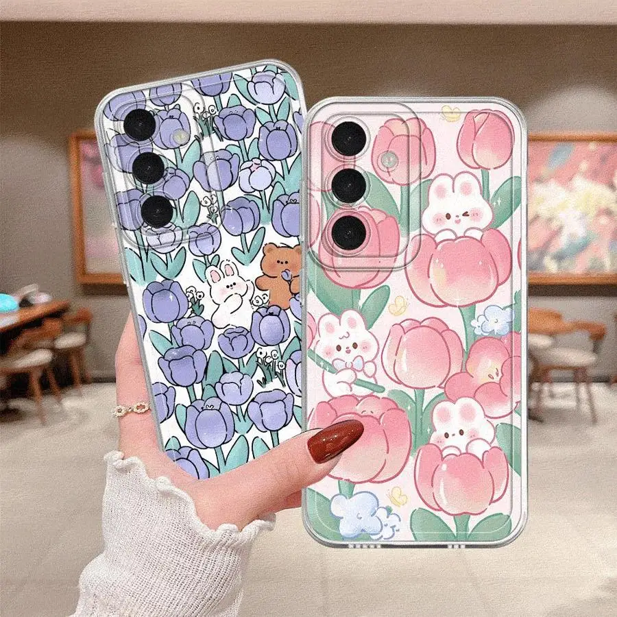 Pink Flowered Rabbi…