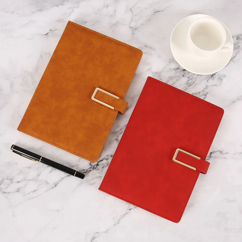 A5 Leather Notebook Vintage Soft Cover Great Choice for Office and College Notes Writing